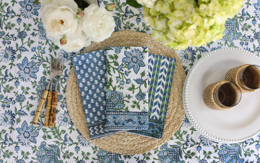 new table linens for Spring & Summer