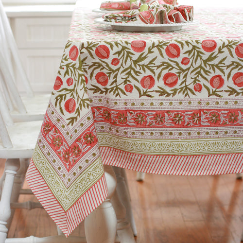 Pomegranate Red Tablecloth