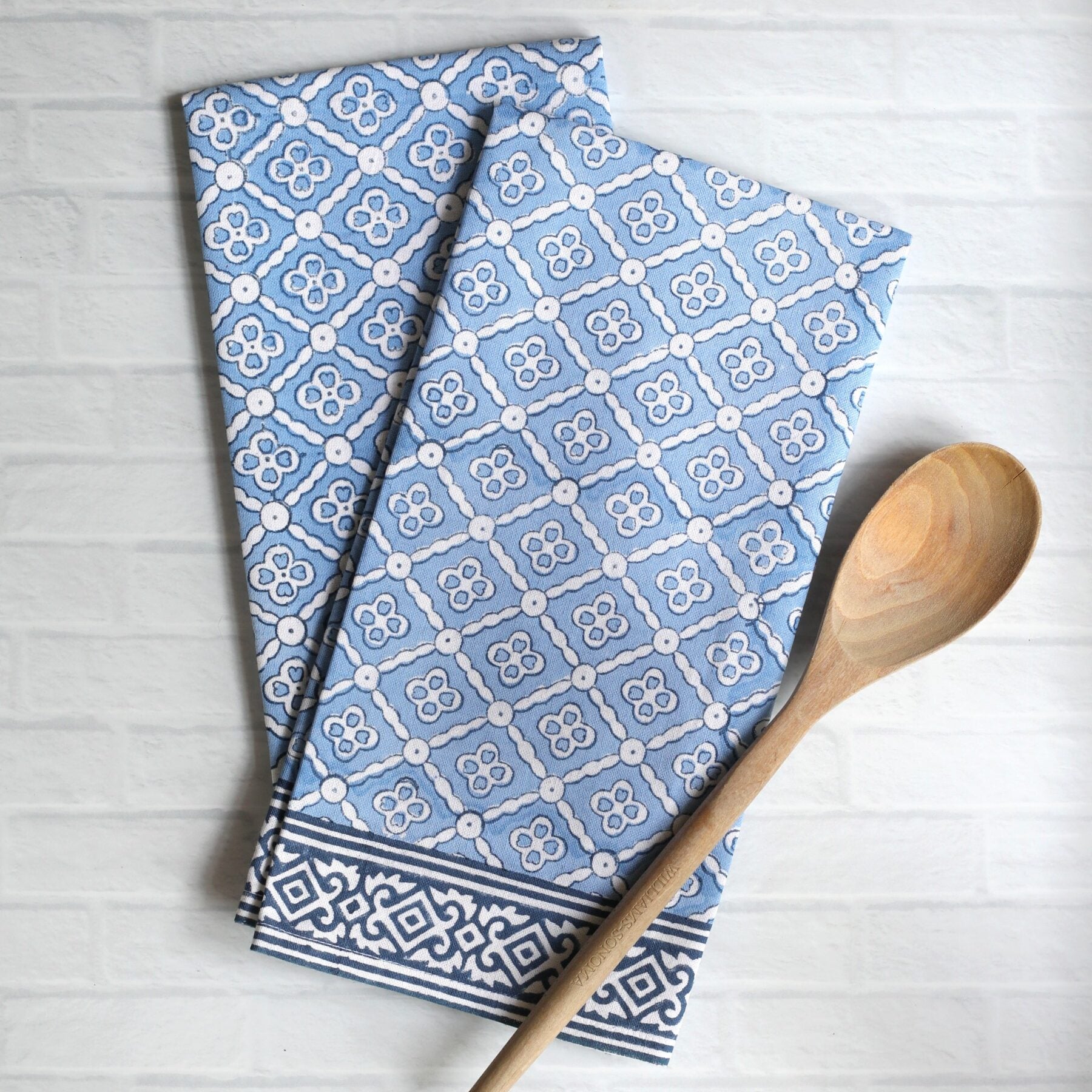 Seville Blue Kitchen Towel