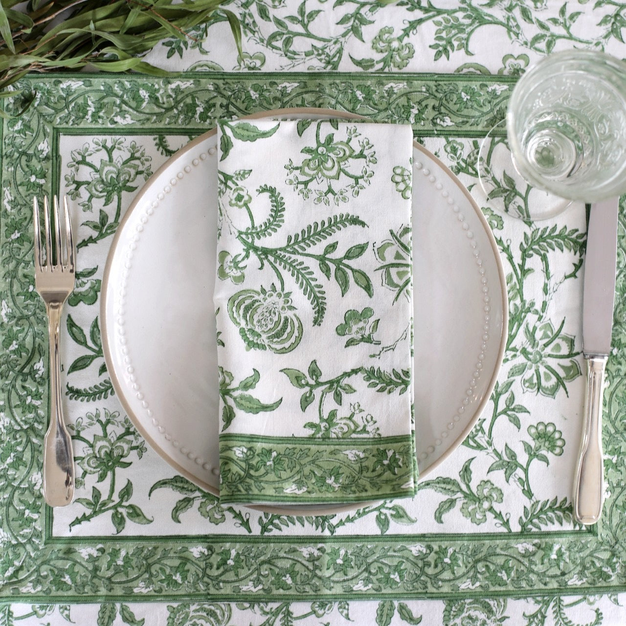 Lilibet Green Placemat