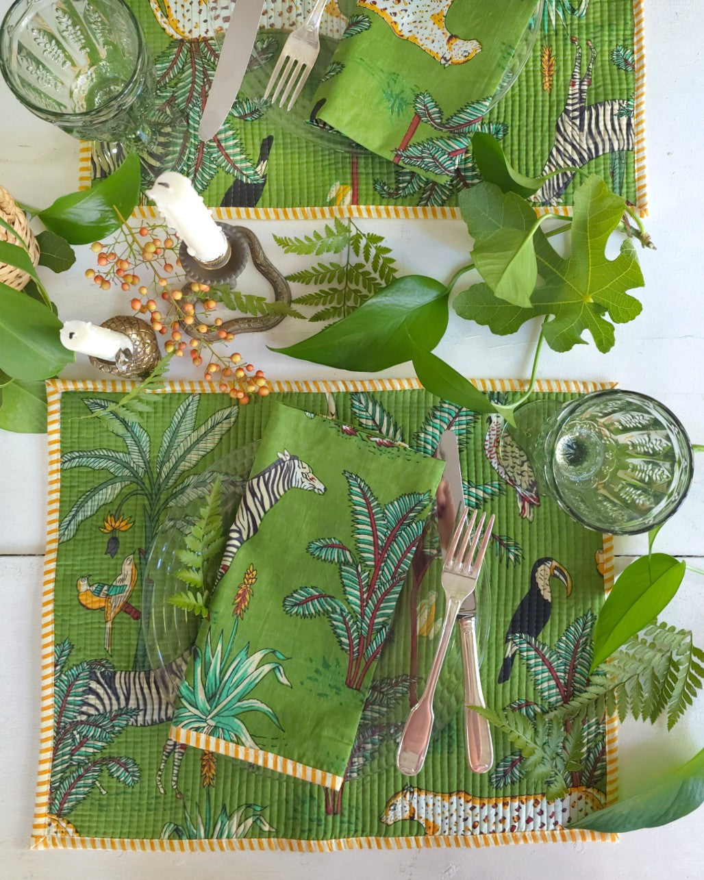 Green Jungle Napkin