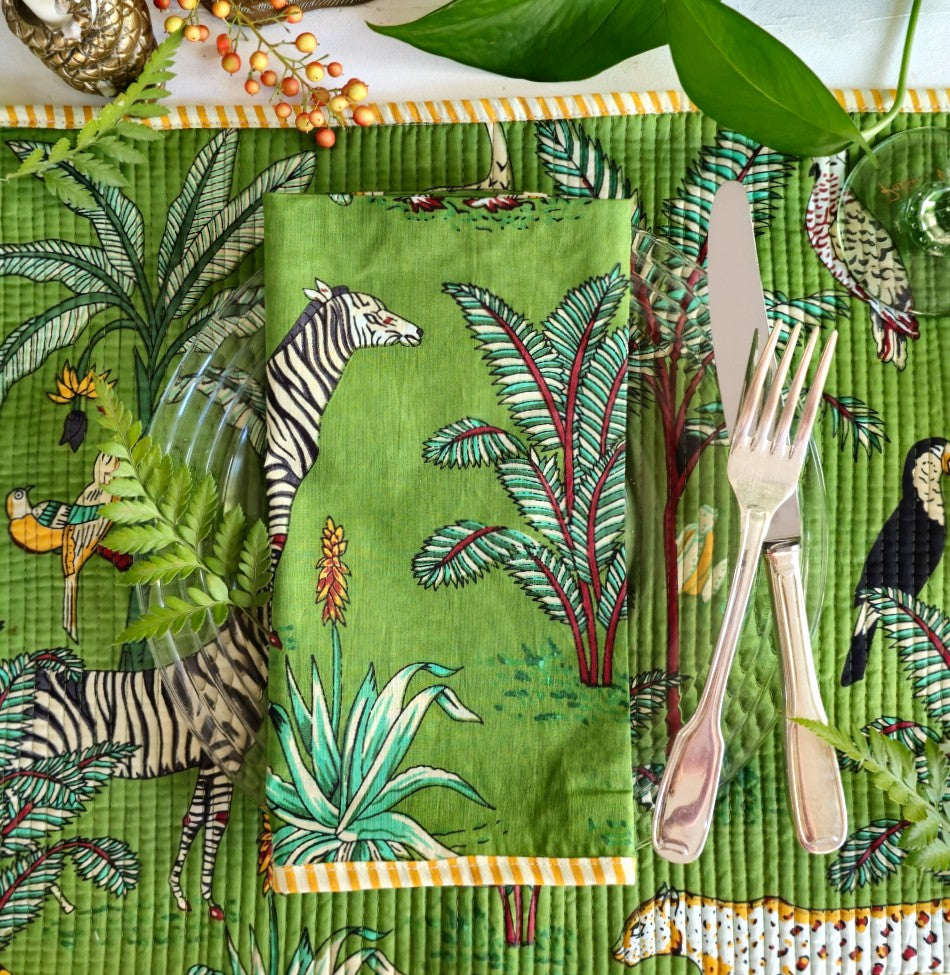 Green Jungle Napkin