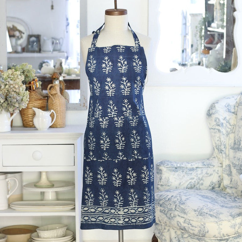 Lawrence Indigo Apron