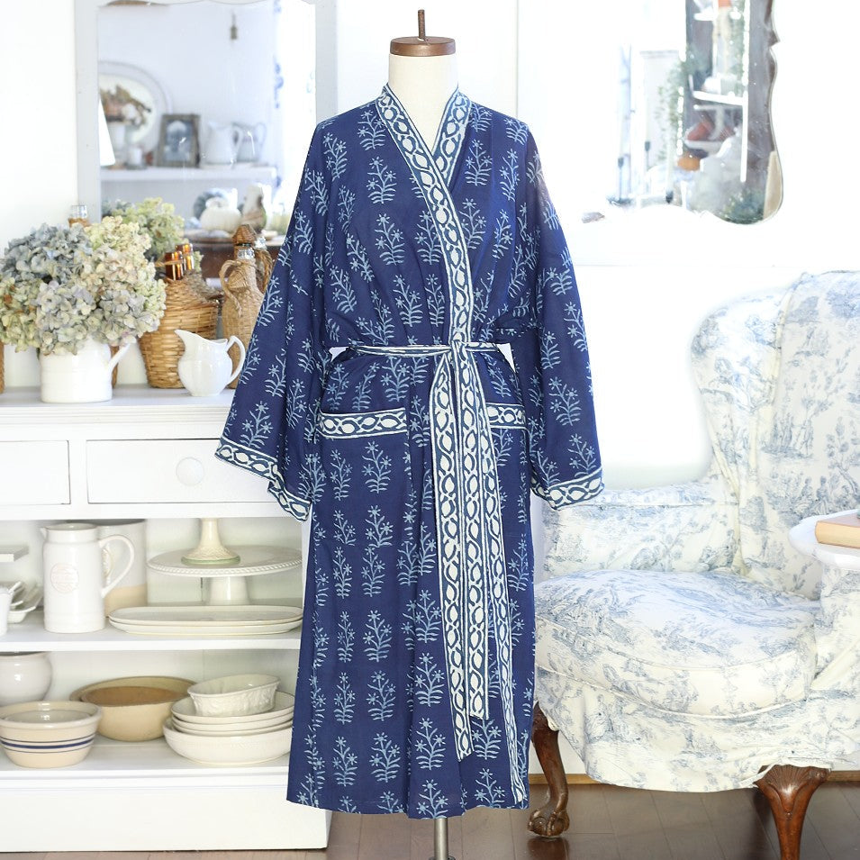 Lawrence Indigo Robe