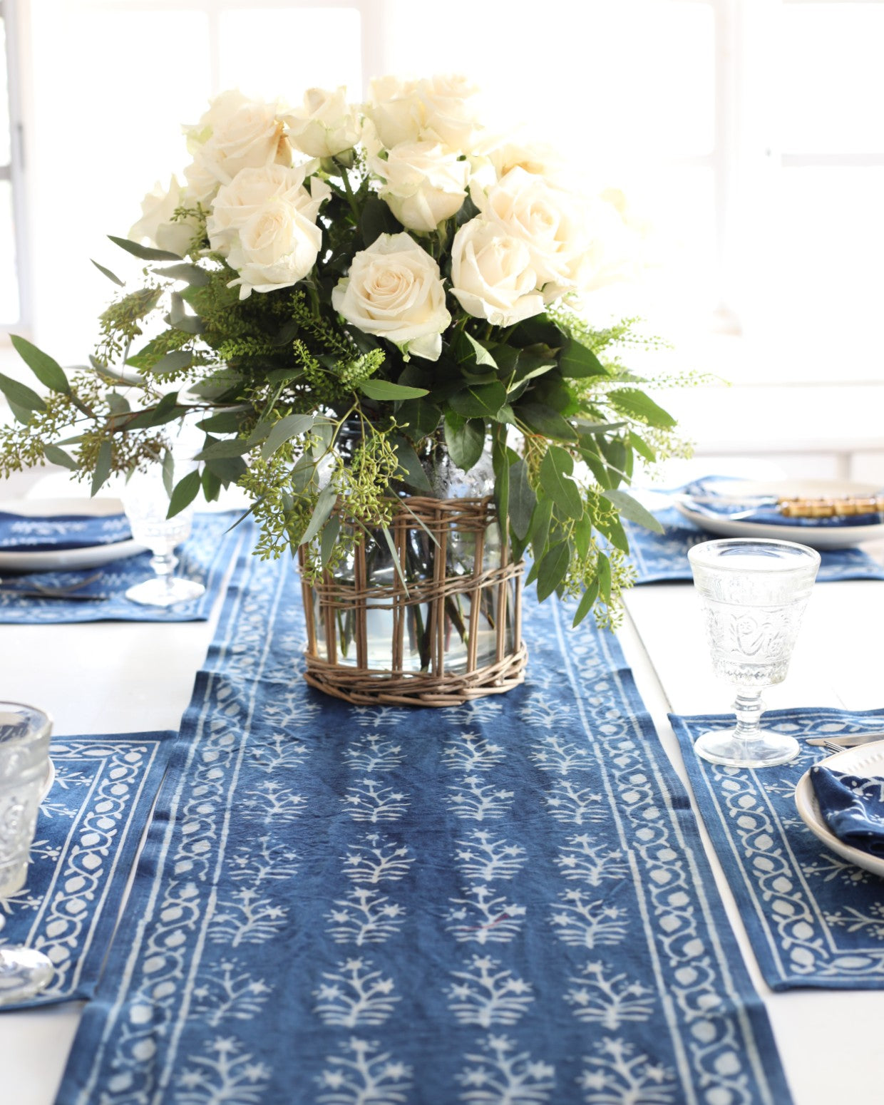 Lawrence Indigo Placemat