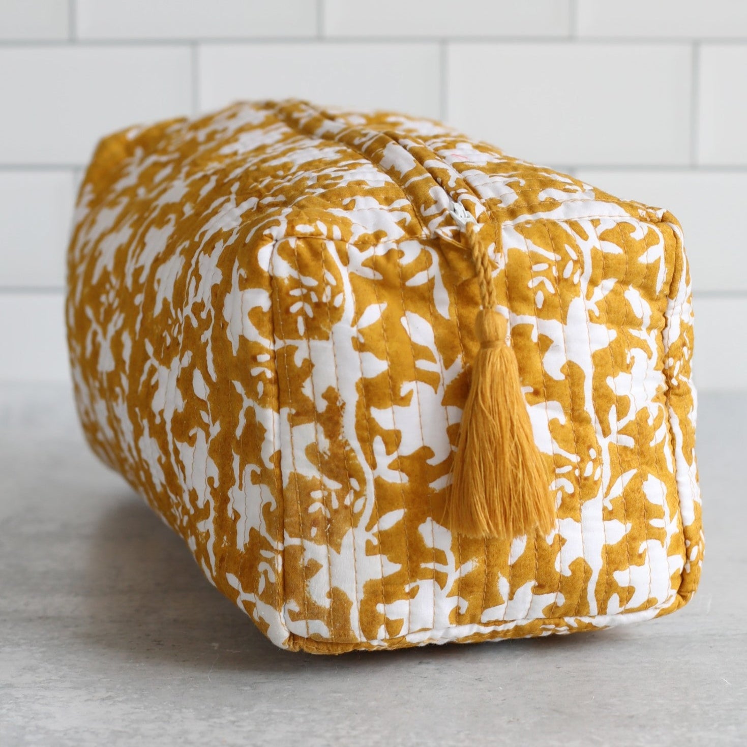 Pacho Saffron Verso Cosmetic Pouch