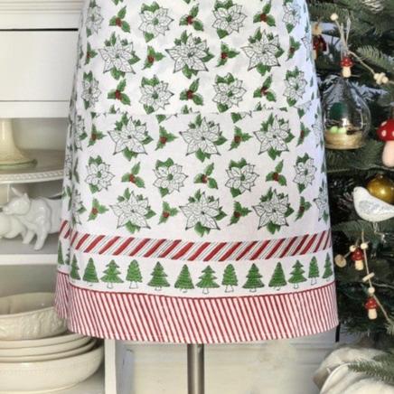 Poinsettia Apron