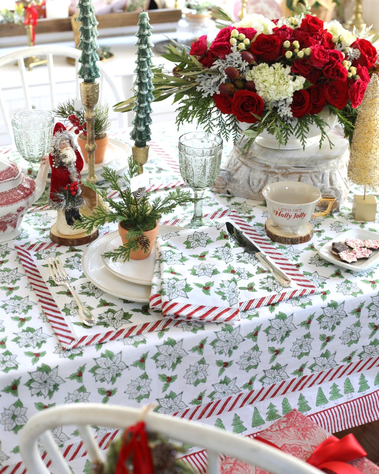 Poinsettia Napkin