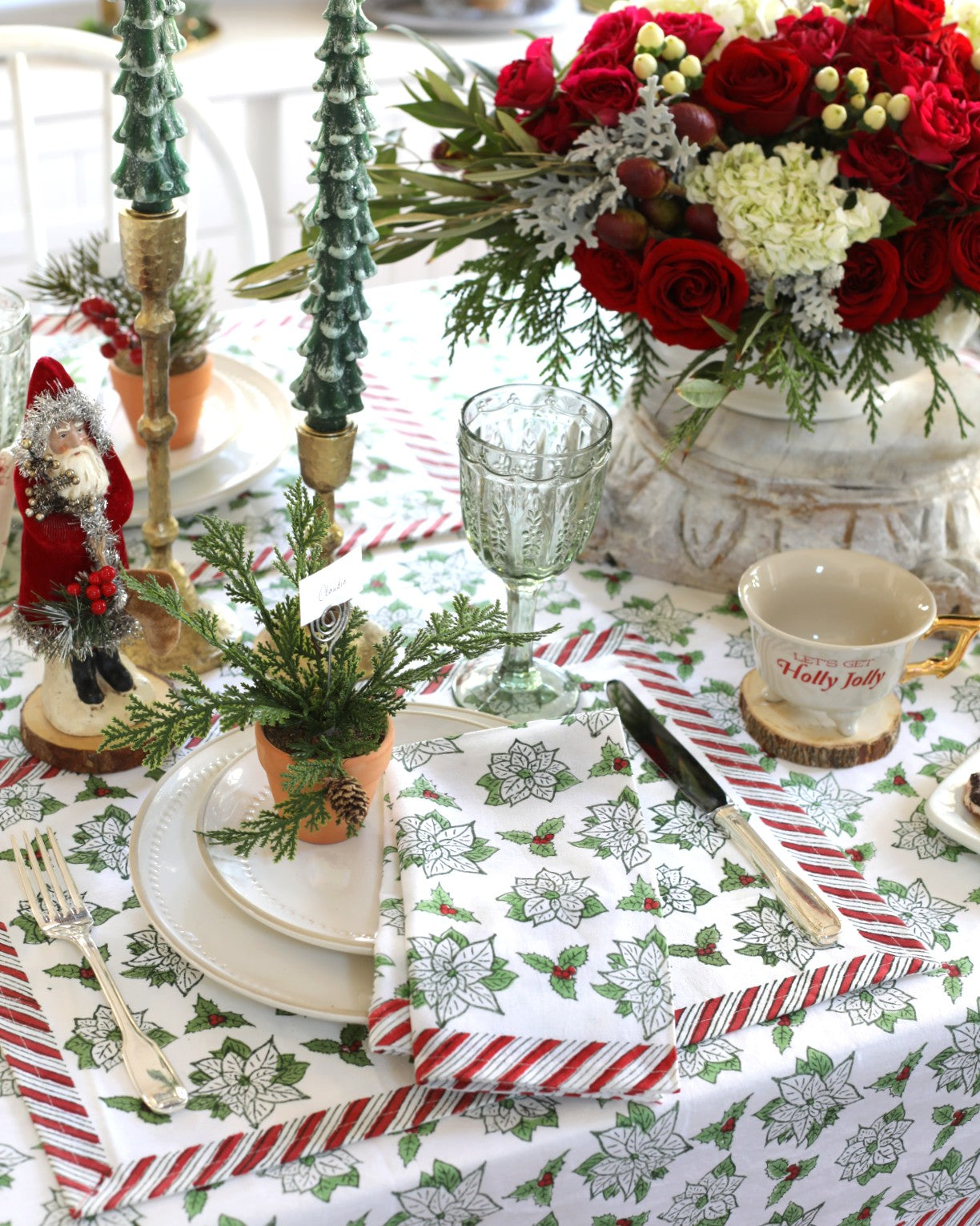 Poinsettia Napkin