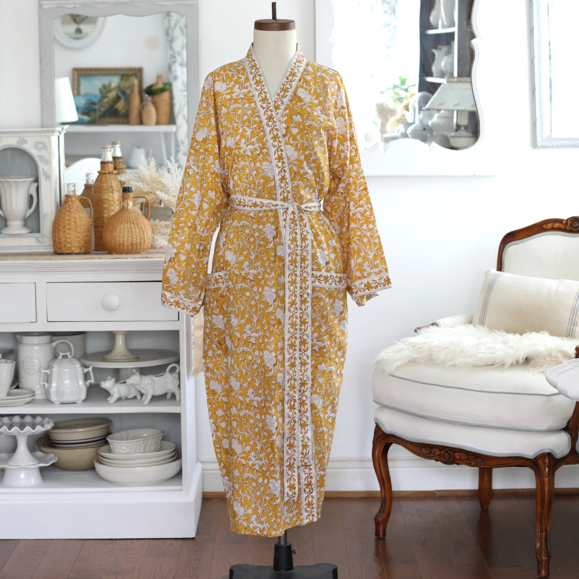 Pacho Saffron Robe