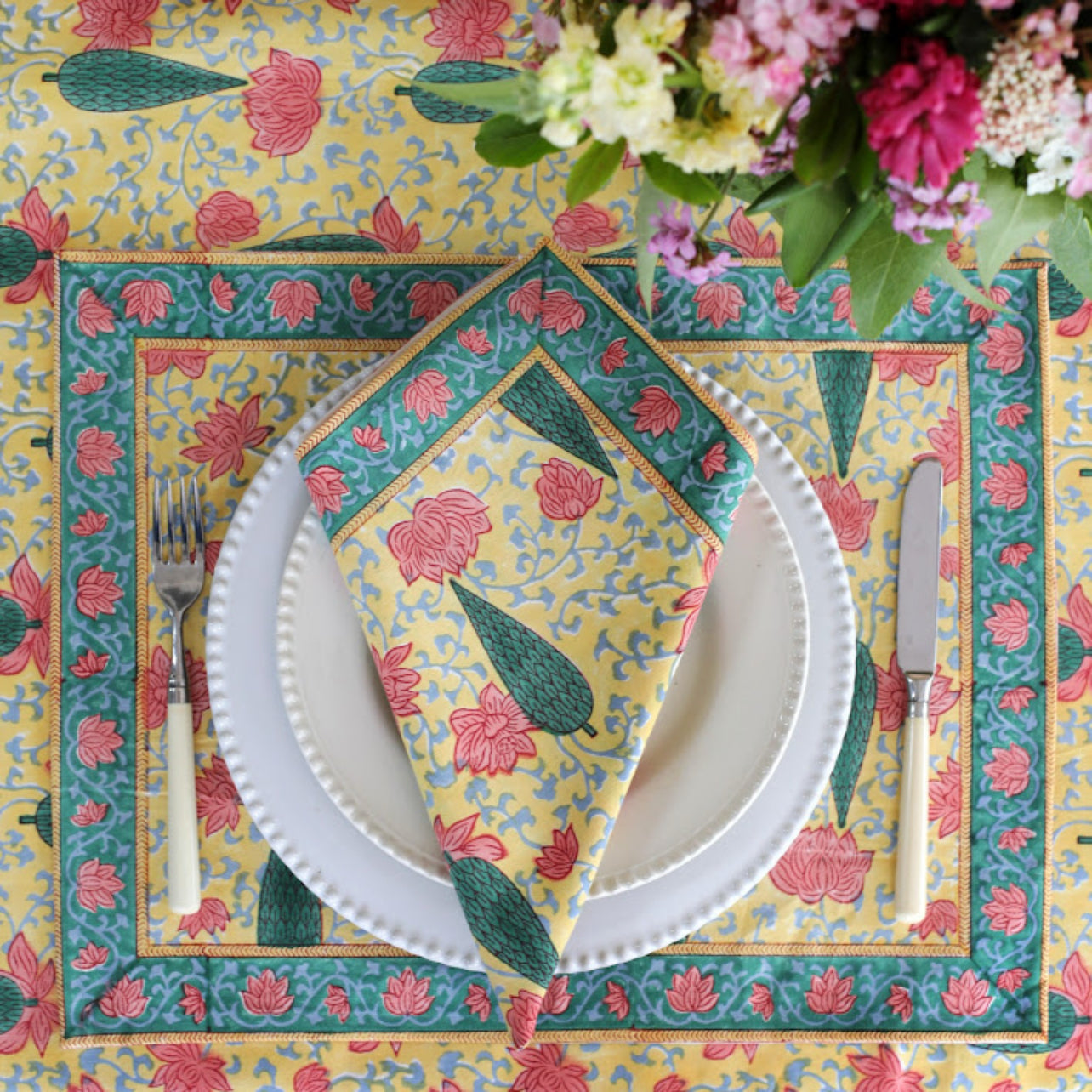 Textiles Place Mat Cypress Placemat, set of 4 – Pacific & Rose Textiles