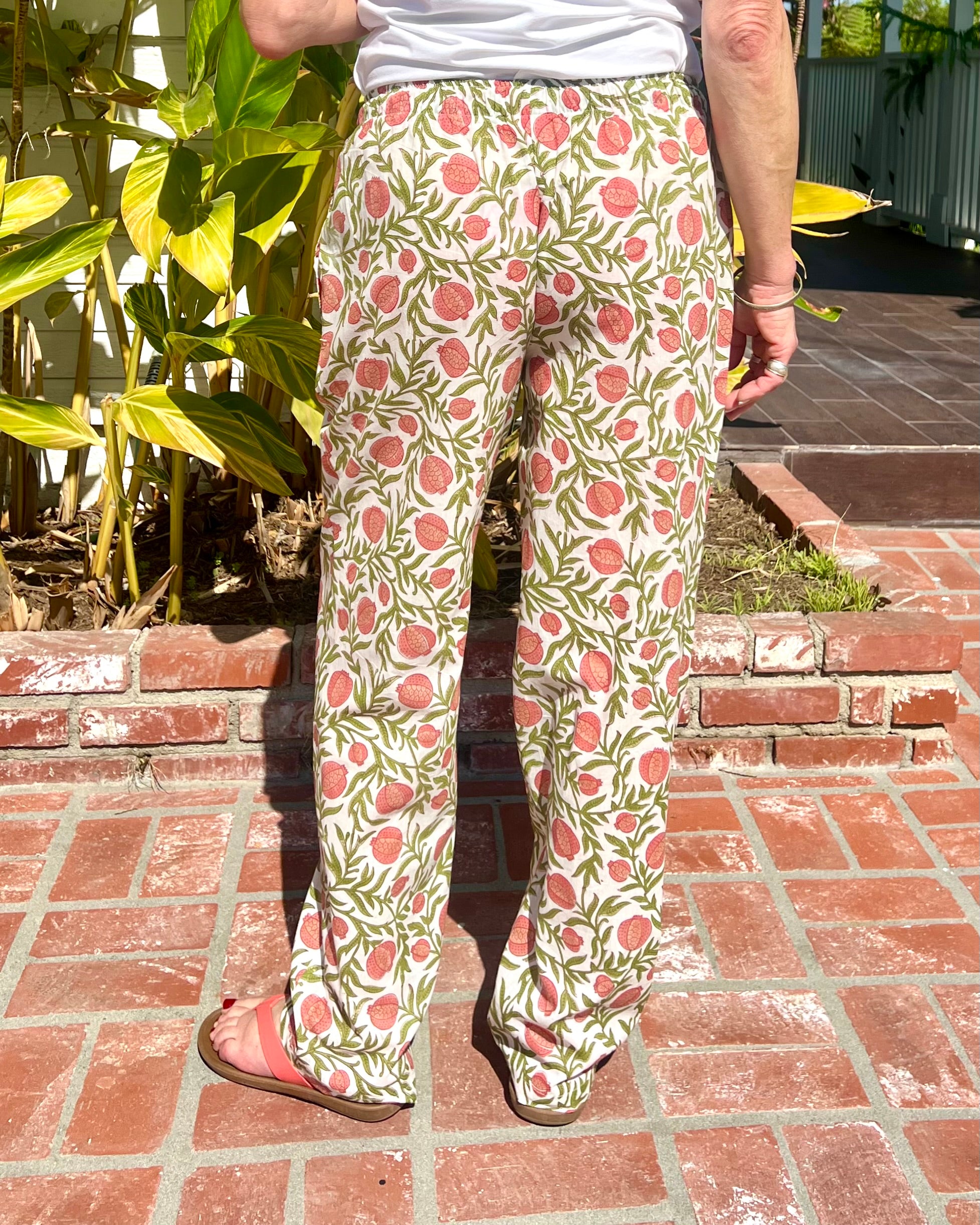 Lily Lounge Pant, Pomegranate Red