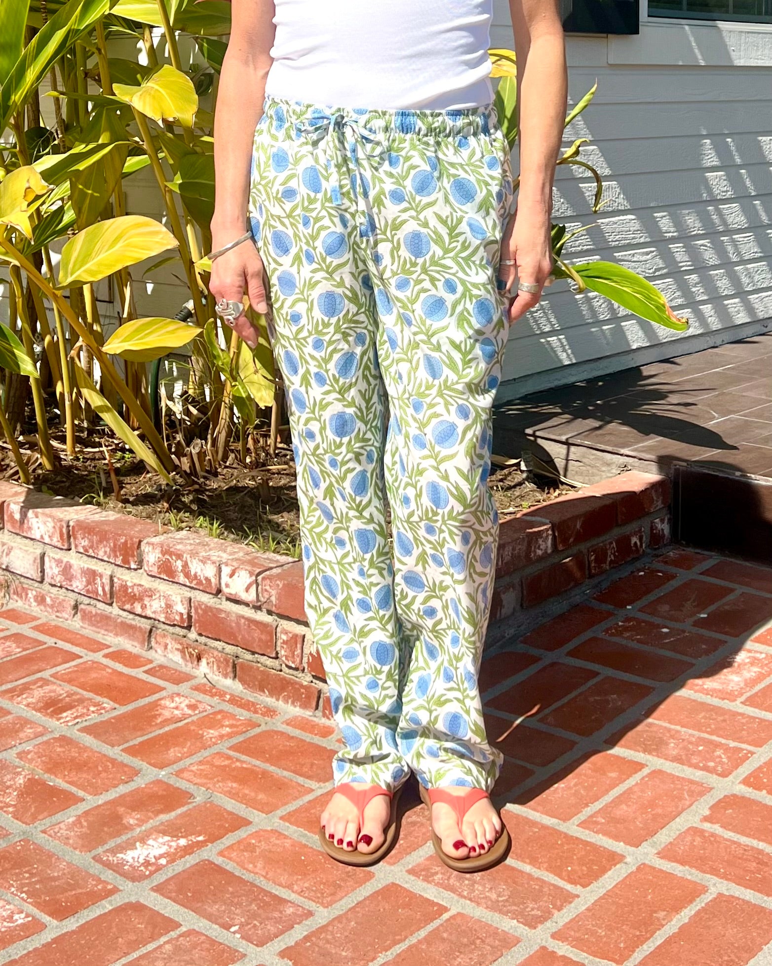 Lily Lounge Pant, Sea Life