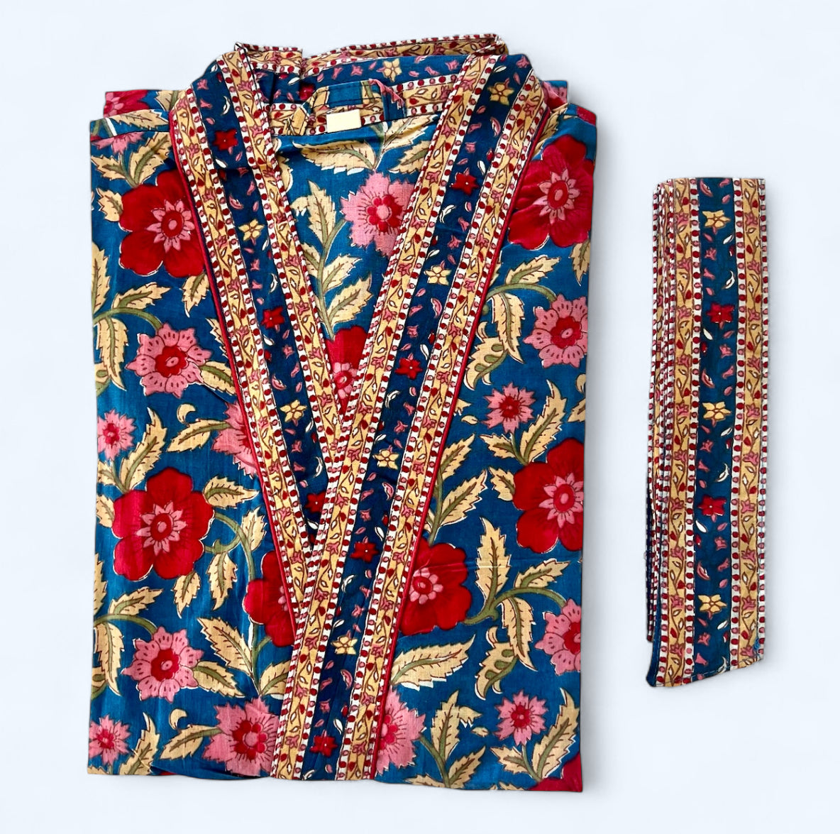 Bloomsbury Blue Petal Robe