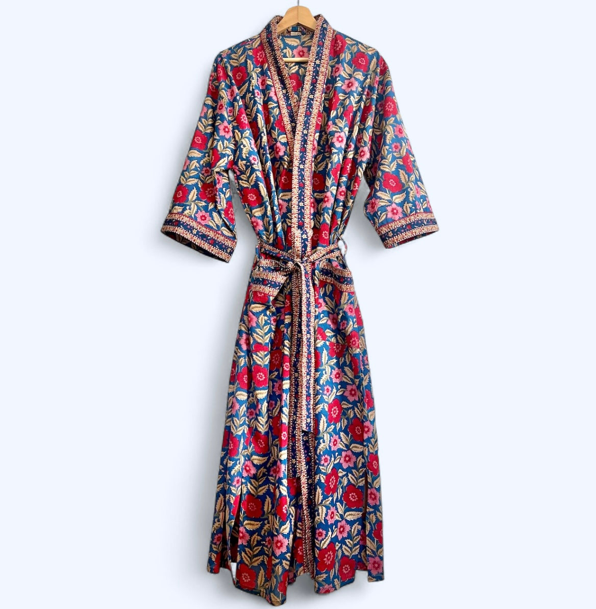 Bloomsbury Blue Petal Robe