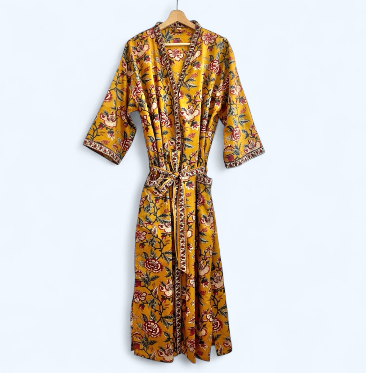 Bloomsbury Saffron Floral Robe